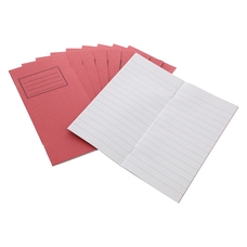 Classmates 200 x 100mm Notebook 32 Page, 12mm Ruled, Red - Pack of 100